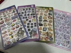 BONBON DROP シール 動物 花デザイン