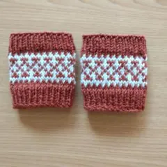 No.199 ウール100%あったかリストウォーマー♪