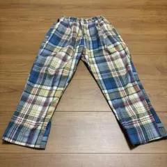 BREEZE チェック柄 ロングパンツ