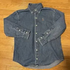 Ralph Lauren デニムブルー ダンガリー長袖シャツ