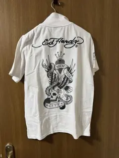 Ed Hardy ポロシャツ ホワイト　エド　ハーディのサムネイル