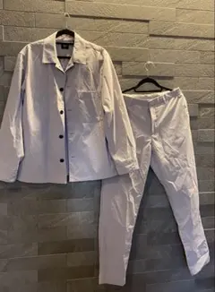 【美品】UNIQLO × Theory カジュアルスーツ L M ライトグレー