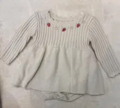 バースデイ♡mamaraku♡ニットロンパース