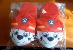 パウ・パトロール ぬいぐるみスリッパ マーシャル