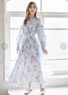 tocco closet ワンピース 花柄 プリーツワンピース