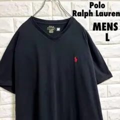 ポロラルフローレン　Vネック　Tシャツ　メンズLサイズ