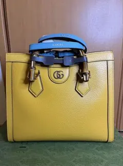 COACH コーチ 2WAY パイソン型押し レザーバッグ イエロー - メルカリ