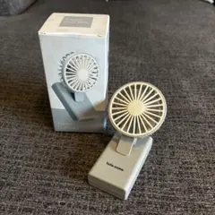 【新品未使用】tutuanna ハンディファン ブルーグレー