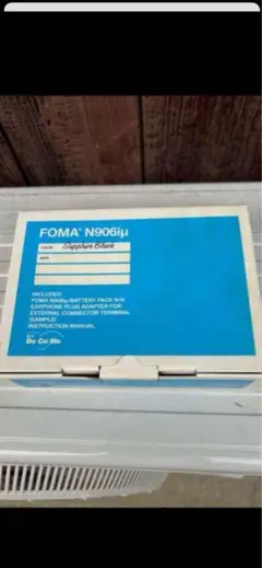 ドコモ FOMA N906iμ サファイアブラック 箱 説明書 CDーROMのみ