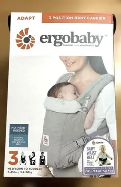 ergobaby Adapt 3ポジション抱っこ紐　グレーのサムネイル