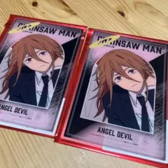 チェンソーマン　ベースヤードトーキョー　クリアアートカード　天使の悪魔