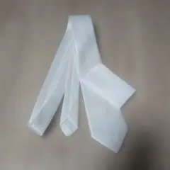 冠婚葬祭　礼服用ネクタイ 白