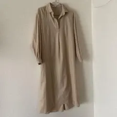 SEVENDAYS=SUNDAY ベージュ シャツワンピース M