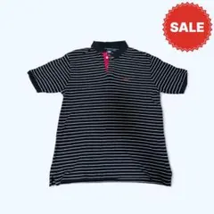 STUSSY 90s OLD Border Polo Shirt ポロシャツ