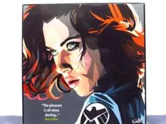 【新品 No 176】 ポップアートパネル ブラック ウィドウ アベンジャーズ