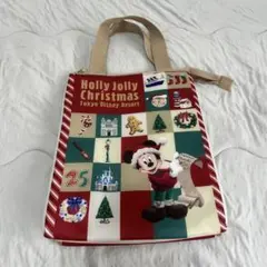 ディズニーリゾート　スーベニア　ランチトート　2025クリスマス　ミッキー