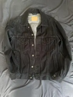 ダークグレー デニムジャケット S