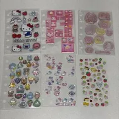 キティ ちいかわ ウサハナ お裾分け シール シール帳 A7 メリング