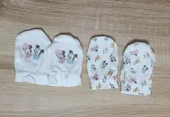 【未使用】ベビー　新生児　ミトン　ディズニー　ミッキー　ミニー　セット