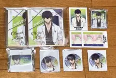 ブルーロック展　オリヴァ・愛空　缶バッジ　ミニ色紙　ぱしゃこれ　アクキー　セット