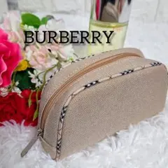 【美品】BURBERRY ノバチェック化粧ポーチ 小物いれ