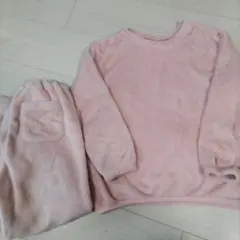 フリース パジャマ 140 ピンク 女の子