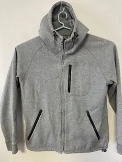 BEAMS HEART グレー フード付きパーカー L