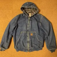 Carhartt デニム フード付きアクティブジャケット　USA製