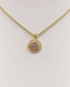 【美品】ニナリッチ NINA RICCI ネックレス NRロゴ ゴールドのサムネイル