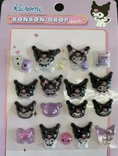 クロミ Kuromi ボンボンドロップシール ぷっくりシール