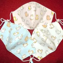 【Y】　ネコちゃん　立体マスク　ハンドメイド　子供　kids