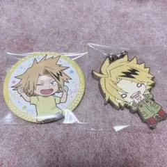 上鳴電気 缶バッジ ラバーストラップ ラバスト ヒロアカ 僕のヒーローアカデミア