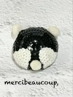 mercibeaucoup スパンコールパンダブローチのサムネイル
