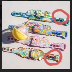 ディズニー　トイカプセル　カラフルラバーバンド　スプラッシュマウンテン　ソアリン