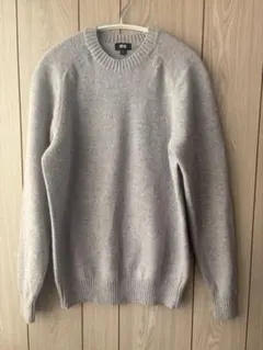 UNIQLO ラムクルーネックセーター メンズM
