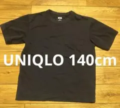 【UNIQLO Tシャツ 黒】140cm