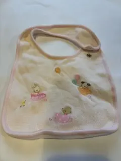 ファミリア　動物柄 スタイ ピンク