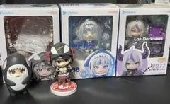 [中古]ねんどろいど　沙花叉クロヱ、ラプラス・ダークネス、がうる・ぐら＋おまけのサムネイル