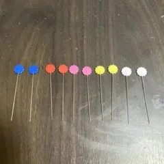 カラフルまち針10本セット