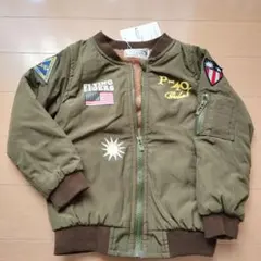 【新品】フライングタイガー　ジップアップジャケット ブルゾン　120cm