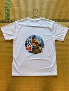 RIFFE 魚突き　大漁プリント Tシャツ ホワイトのサムネイル
