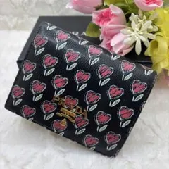 ✨美品✨】 プラダ 三角ロゴ ツバメ 二つ折り財布 ライトブルー RFID