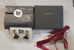 貴重　mallow ino Memphis ブラウン　ピアス