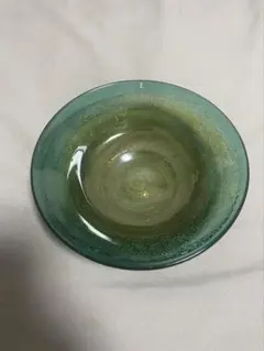 小谷眞三 倉敷ガラス 中鉢 吹きガラス ボール 泡ガラス 小谷真三