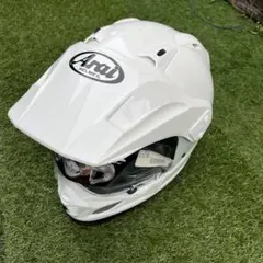 Arai オフロードヘルメット M(57、58)サイズ ホワイト - メルカリ