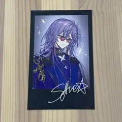 にじさんじ チェキ風カード 2周年 星導ショウ 箔押し