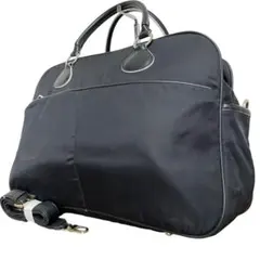 未使用品　アニエスベー　2wayボストンバッグ　レザーナイロン　ブラック　南京錠 2wayボストンバッグ RAT01－02