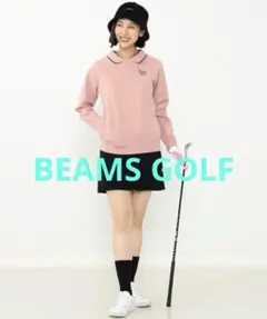 BEAMS GOLF ORANGE LABEL 襟付き ニット プルオーバー
