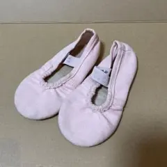 17.5cm Chacoピンク コットン バレエシューズ