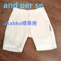 アンパスィ ◇ 春夏秋用メンズパンツ◇Lサイズ ◇ and per se ◇美品 